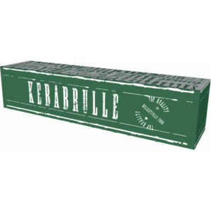 Kebabrullekartong Grön 250st