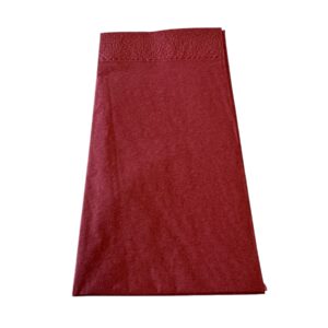 Servett Vinröd 40x40cm 3-Lag 1/8-Vikt 1000st