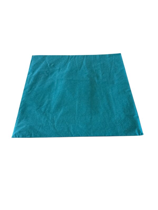 Servett Turkos 40x40cm 3-Lag 1/4-Vikt 1000st
