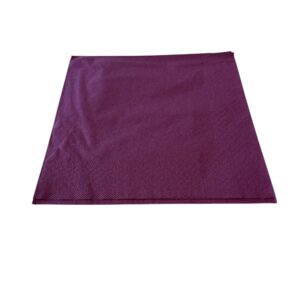 Servett Aubergine/Plommon 40x40cm 3-Lag 1/4-Vikt 600st
