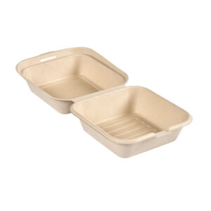 Hamburgerbox Bagasse 162x152x80mm 200st
