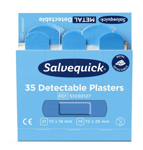 Plåster Blue Detactable 6-pack