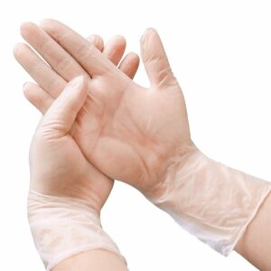 Handske Vinyl Transparant XL 100st