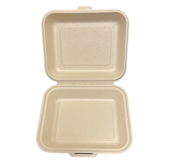 Hämtbox Bagasse 1-Fack 23x20x6,75cm 200st