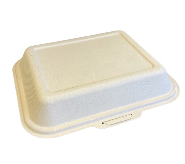 Hämtbox Bagasse 3-Fack 23X20,5X6,75cm 200st - Bild 2