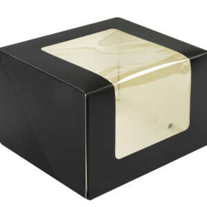 Fönsterkartong Svart/Vit 125x120x85mm 250st