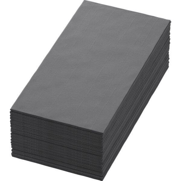 Servett Granitgrå 40x40cm 1/8-vikt  Bio Dunisoft 360 st/frp