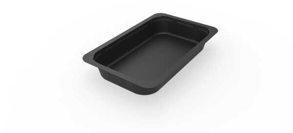 Duniform Svart 1/4GN 1-Fack 263x161x40mm 225st