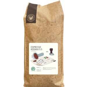 Bergstrands Espresso Kodagu 5.5 Hela Bönor 4x1000g