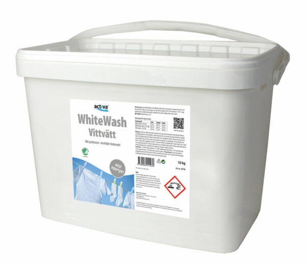 Tvättmedel Activa White Wash 10Kg