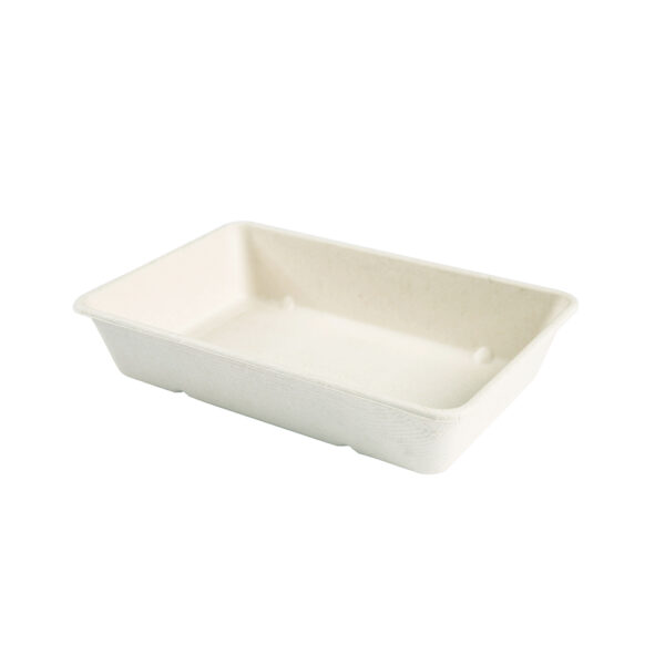 Matlåda bagasse 850ml 500st