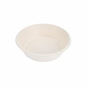 Skål Vit Rund Bagasse 950ml 500st