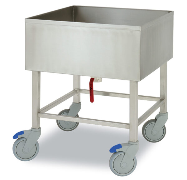 Rostfri bestickvagn