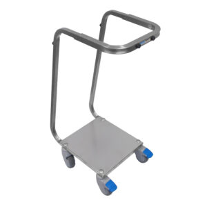 Säckvagn rostfri 125 liter