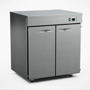 Värmebänk 800mm, 2 dörrar