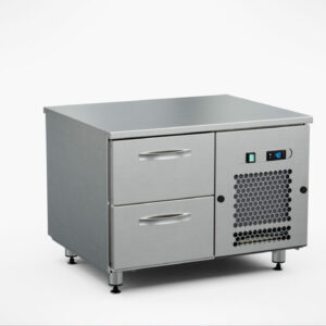 Grillkylbänk 800x650x650 mm, 2 draglådor