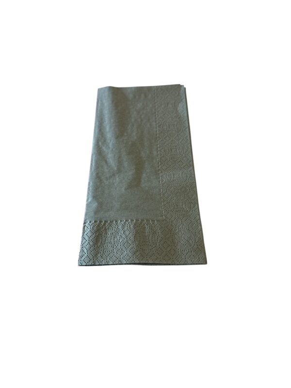 Servett Granitgrå 40x40cm 3-Lag 1/8-Vikt 1000st