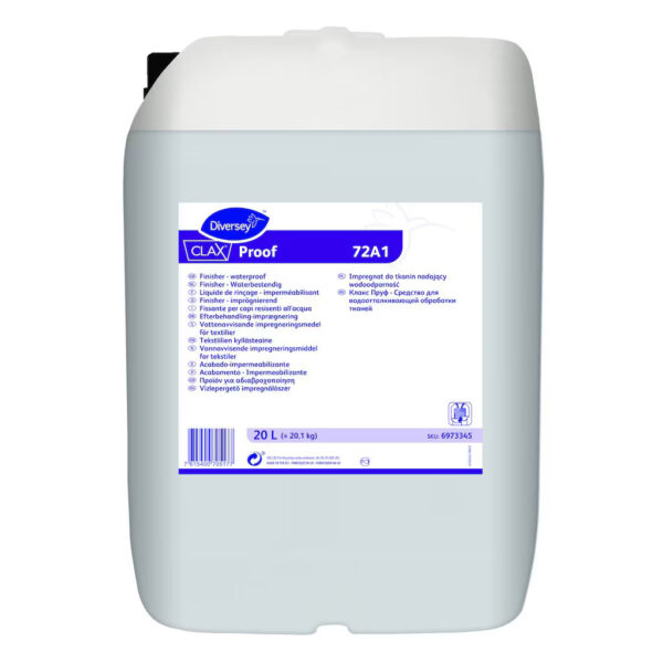 Impregneringsmedell Clax Proof 72A1 20L - Vattenavvisande impregneringsmedel för skyddskläder