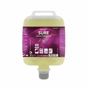 Divermite SURE Cleaner Disinfectant DVM 3x2L - Koncentrerat rengörings- och desinfektionsmedel