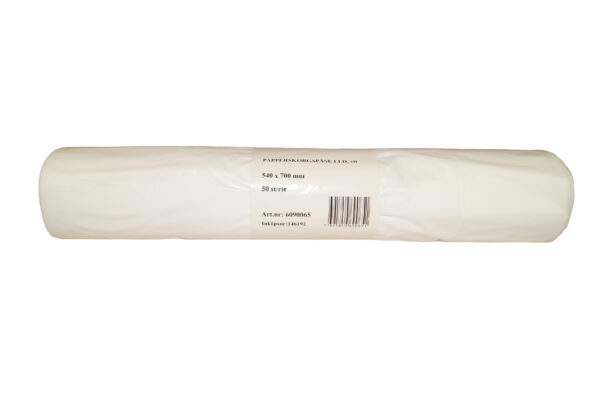 Papperskorgspåse Vit LLD 540x700mm 40my 500st