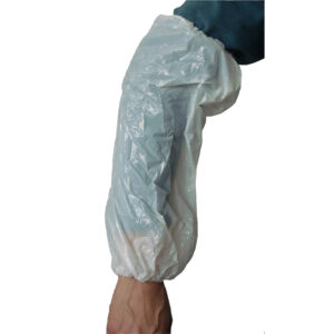 ÄRMSKYDD 220x400mm, 20 my, Vit 20förp á 100st