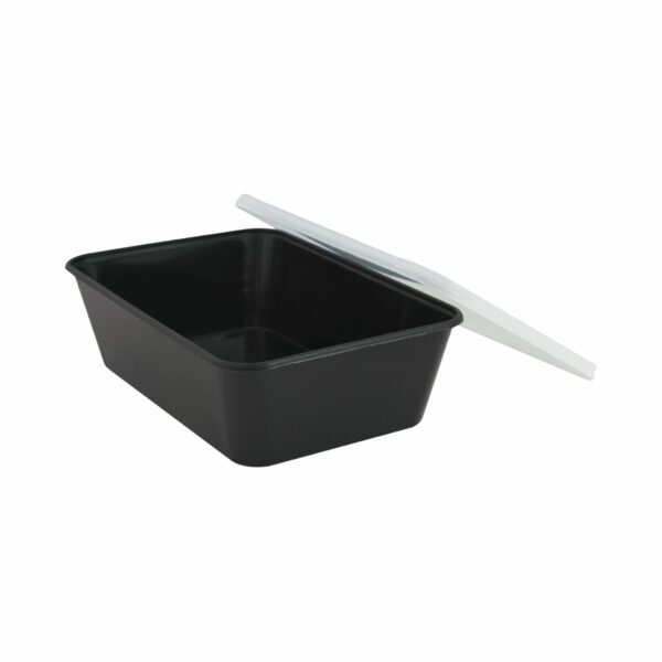 Mikroform+lock Svart 650ml 250st NY*